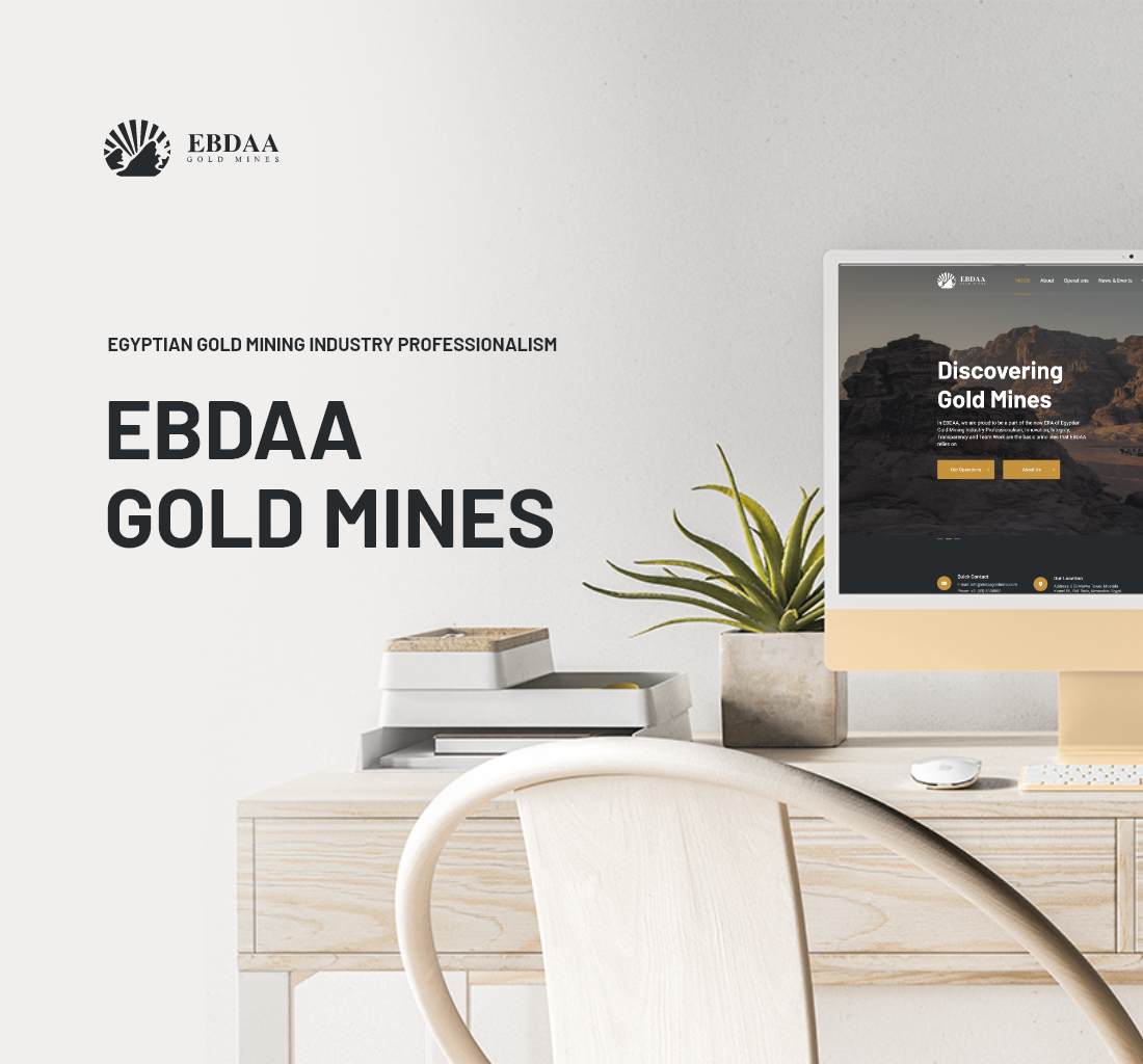 Alex Web Design, website development and mobile app development company clients in Egypt - Ebdaa Gold Mine