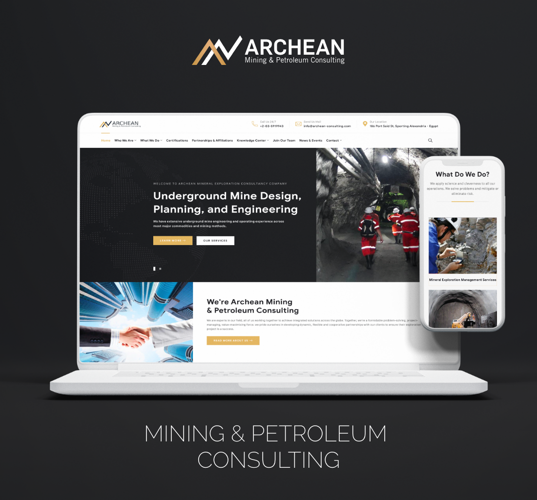 Alex Web Design, website development and mobile app development company clients in Egypt - Archean Consulting