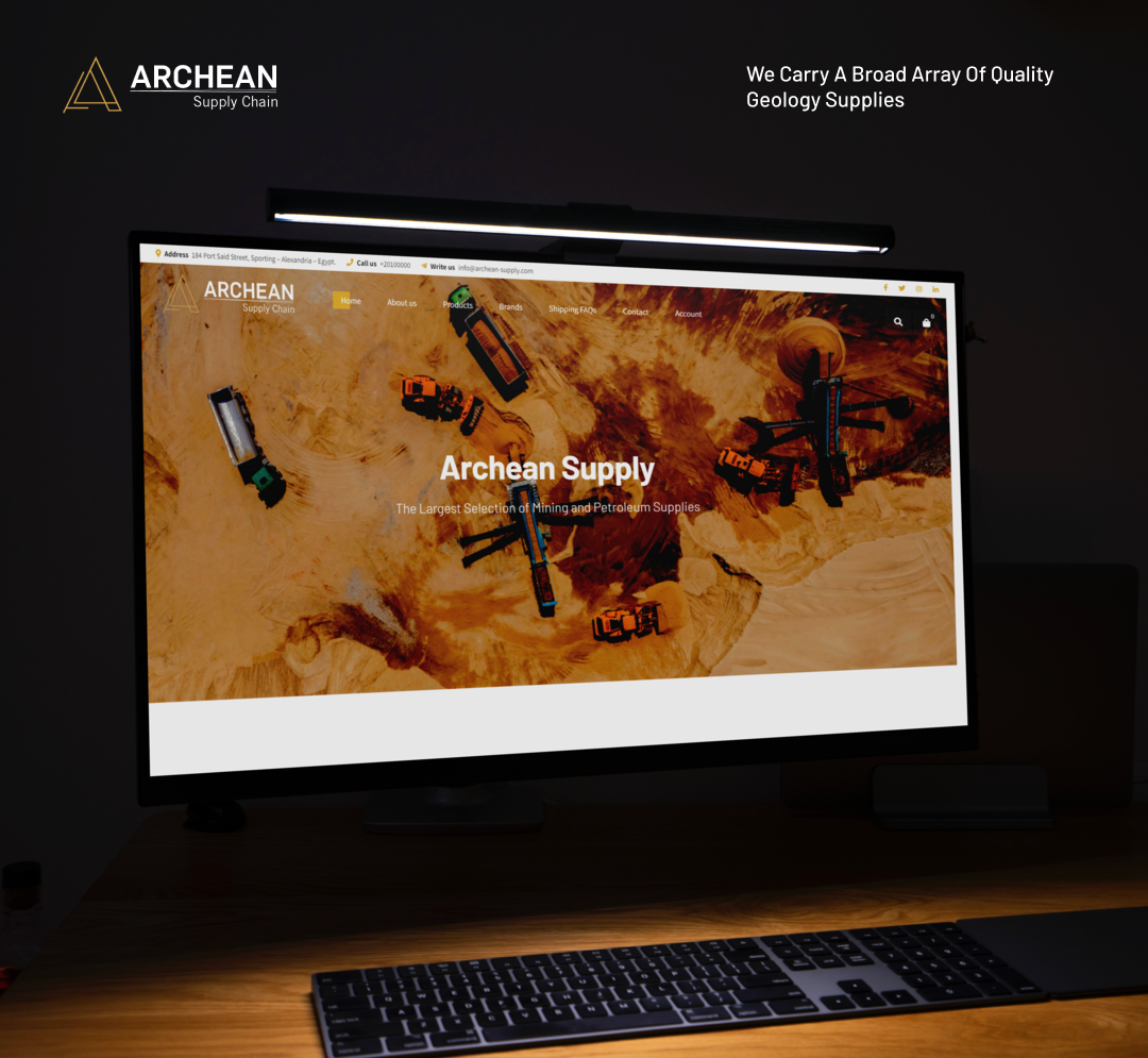 Alex Web Design, website development and mobile app development company clients in Egypt - Archean Supply