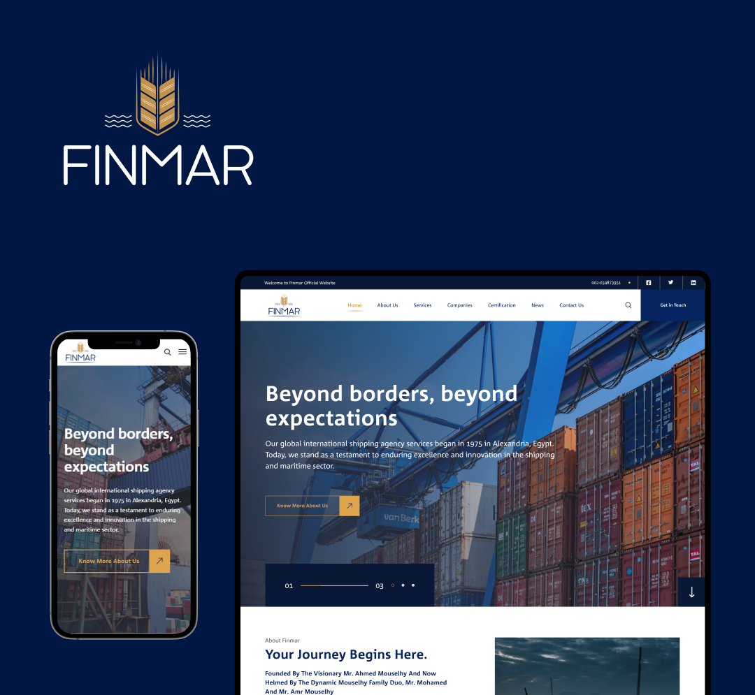 Alex Web Design, website development and mobile app development company clients in Egypt - Finmar
